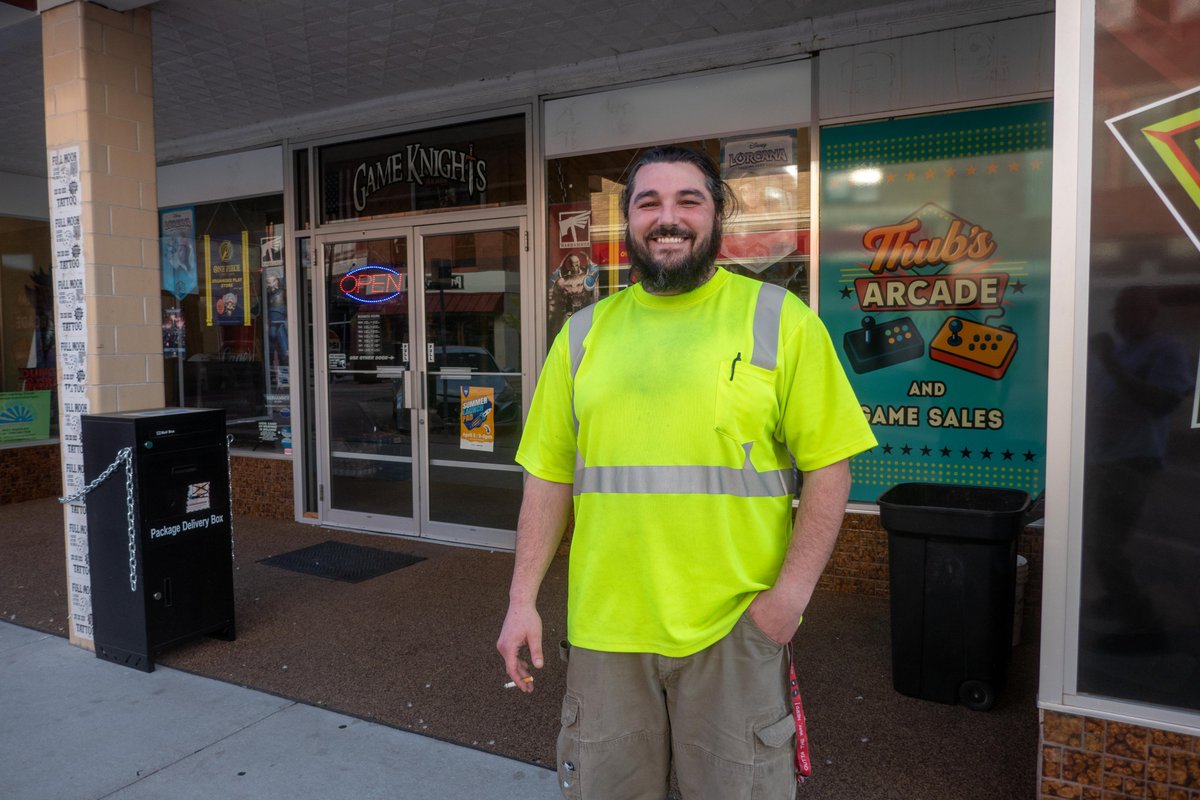 I like that this guy (electrician at the rail yard) is who runs the North Platte D&amp;D gaming center.