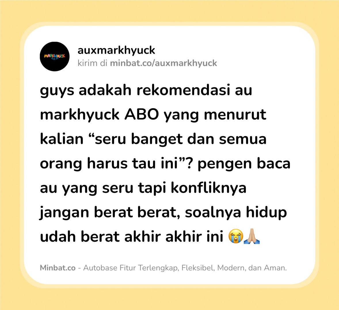 MARKHYUCK BASE AU tweet media