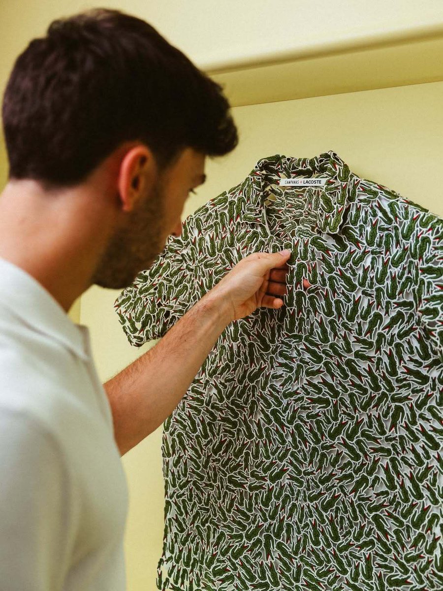 wtf1official's tweet image. Lacoste x Pierre Gasly 🐊

The Alpine driver has been named as a Global Ambassador for the French brand, specifically their famous Polo shirt.

And how about that polo made entirely of crocodile logos! 😍