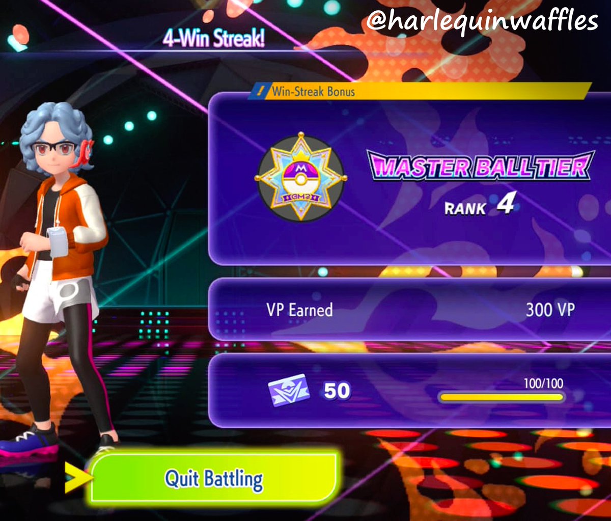 Master Ball Rank Achieved! 🏆✨
Had so much fun running this team that I had to make some fanart of my OC Nova with the squad~
Huge thanks to <a href="/EndohUngeist/">Endoh Ungeist</a>  for the help with the build! 

#PokemonChampions #Pokemon