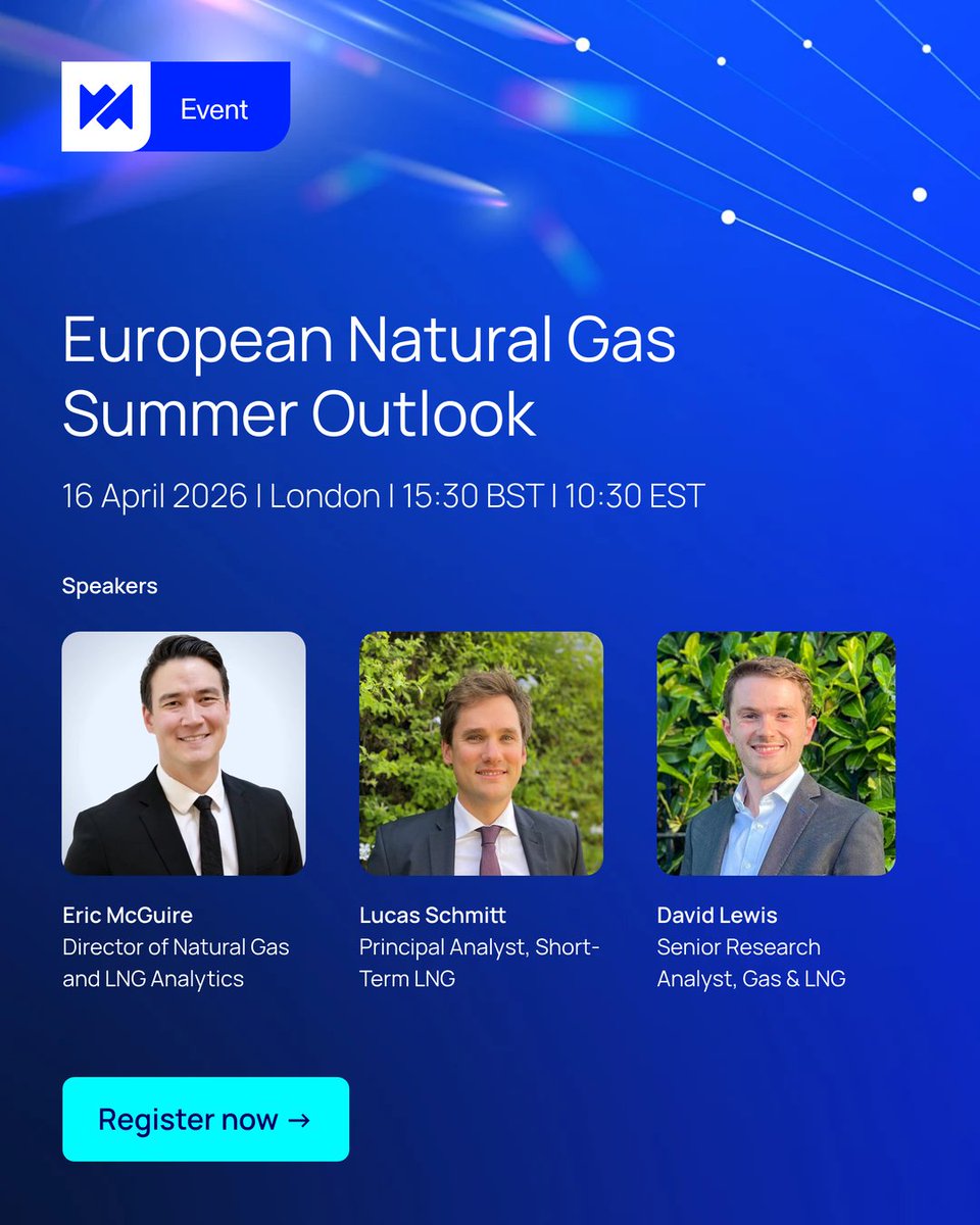 Failed US/Iran talks put Strait of Hormuz risk back on the board. European gas buyers face a tighter corridor into winter.

Our experts break down the LNG and price implications live this week.

go.woodmac.com/l/131501/2026-…