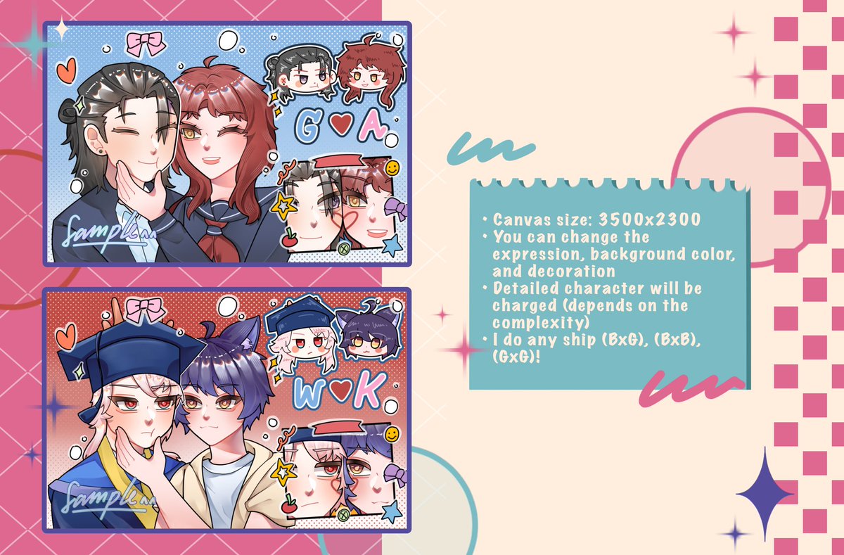 chanieyuu_'s tweet photo. [COMMISSION OPEN]
💖 + 🔁 very appreciated!

Hi, aku buka service "YCH" baru untuk bulan april! Lokal only yaa (Indonesian)

Feel free to reach me on dm! and please mention me after dm<3 thankyou!!

Slot: 5
#opencommission #ArtCommission #artidn #zonauang #zonajajan https://t.co/1b2Trrv2p7
