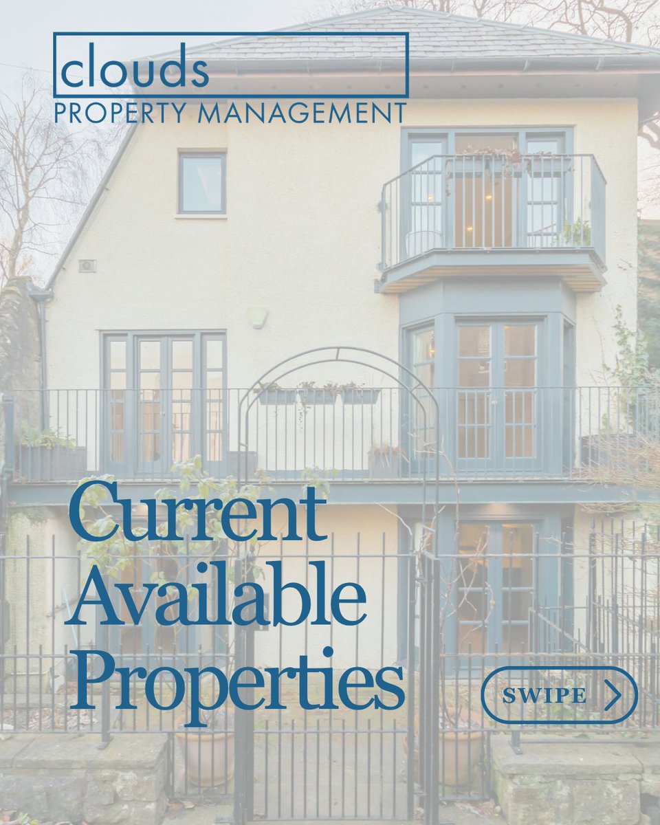 cloudsproperty's tweet image. At a glance...

Check out some of our current available properties! 🤩

📨 info@clouds.co.uk 📨

LARN1902038

#Edinburgh #Property #Clouds #luxury #torent #propertytorent #lettings #propertymanagement #realestate #landlords #lettingagent #landlord #tolet #tenants #renting #rent