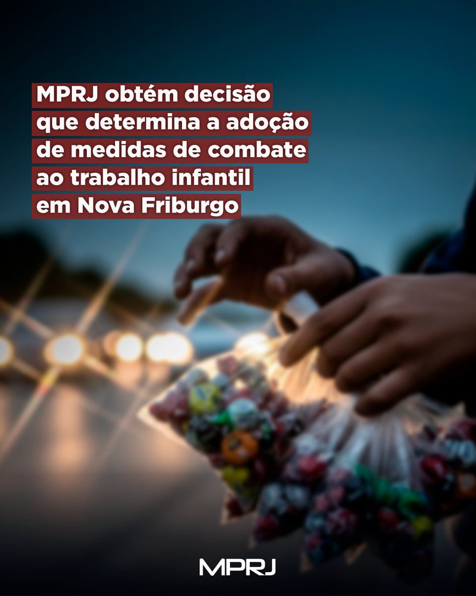 MP_RJ's tweet image. COMBATE AO TRABALHO INFANTIL | O #MPRJ obteve decisão liminar que determina ao Município de Nova Friburgo a implementação, de maneira progressiva, de medidas para o enfrentamento do trabalho infantil.

🔗 Saiba mais: mprj.mp.br/visualizar?not…

#ministériopúblico #RJ #NovaFriburgo