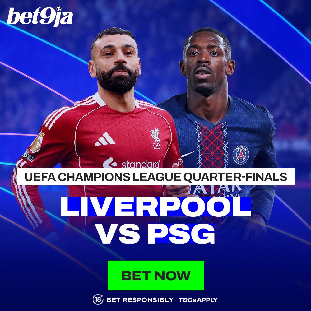 10k Predict the correct score for Liverpool vs Psg tonight #Bet9jacode