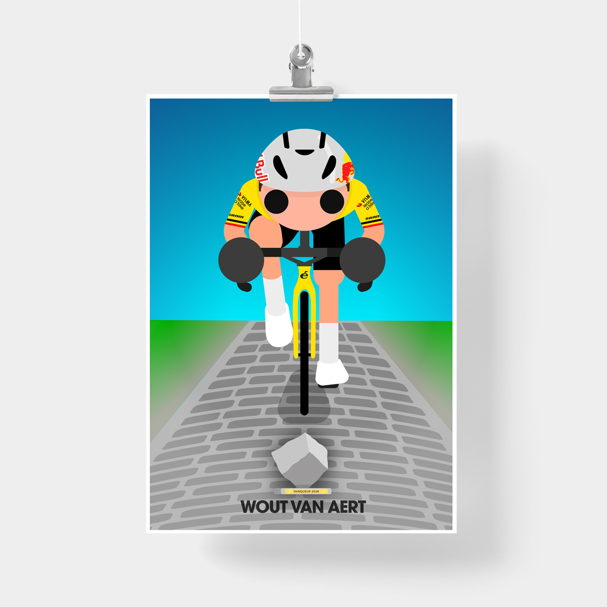 procycletrumps's tweet image. New Wout Roubaix Print 
procyclingtrumps.shop/collections/ri…