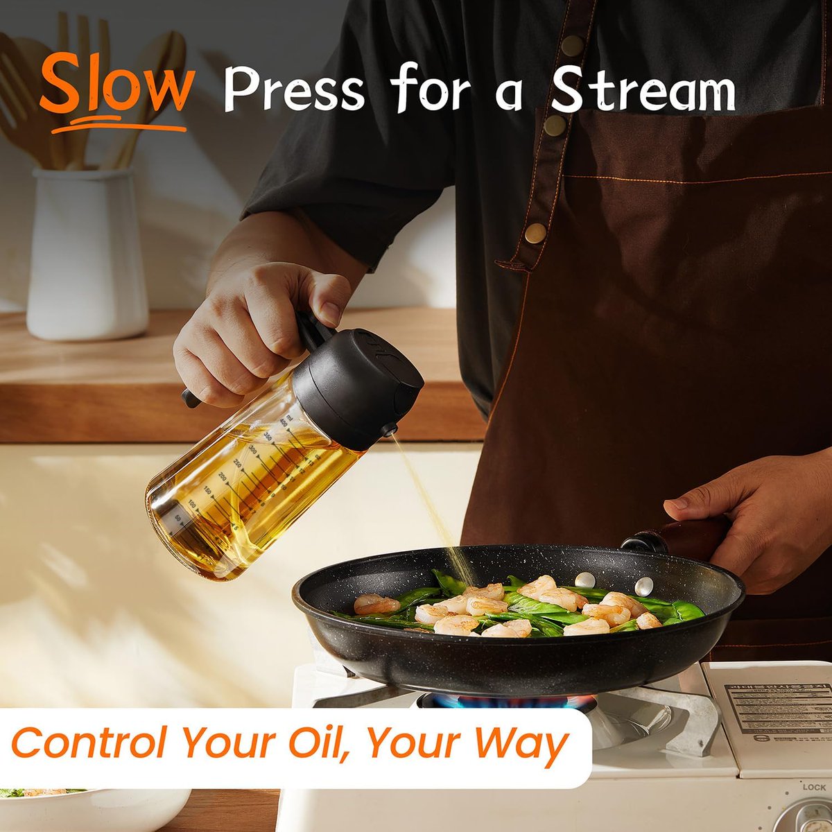 GlowHomeDeals's tweet image. Stop Wasting Oil! 🛑

Meet the TrendPlain 2-in-1 Sprayer. 🥗

✅ Spray &amp;amp; Pour Modes
✅ Precision Mist (0.15g)
✅ BPA-Free Glass

Best price today! 💸
Grab yours now! 🛒
amzn.to/4dMvx5g

#KitchenEssentials #OilSprayer #HealthyCooking