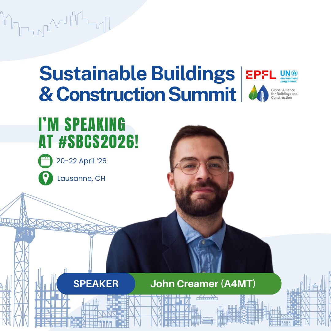 Jfcreamer7's tweet photo. Speaking at the Sustainable Buildings &amp; Construction Summit 2026 
Connecting with global leaders to advance climate action in the built environment.
Co-organised by @EPFL_en @UN Environment Programme @Join_GlobalABC
https://t.co/4rDZhjXb03
#SBCS26 #BuildForClimate https://t.co/8cpLMYoxVo