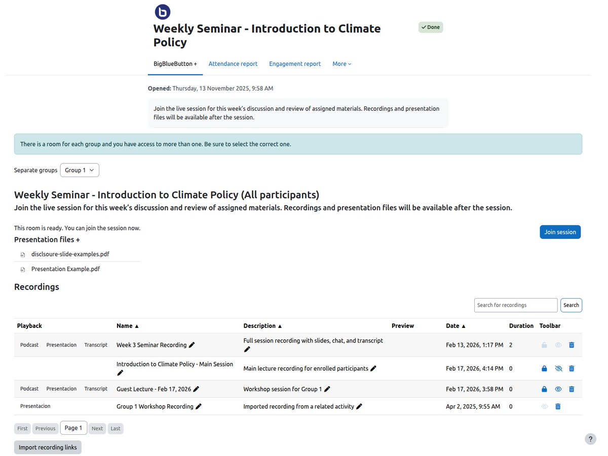 BigBlueButton tweet media