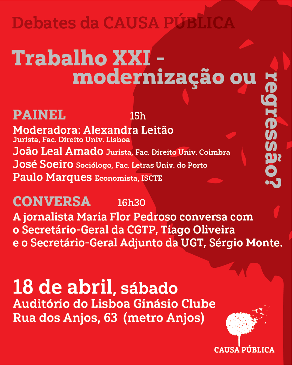 causa_publica's tweet photo. Já no próximo sábado. https://t.co/BczaD4h9EA