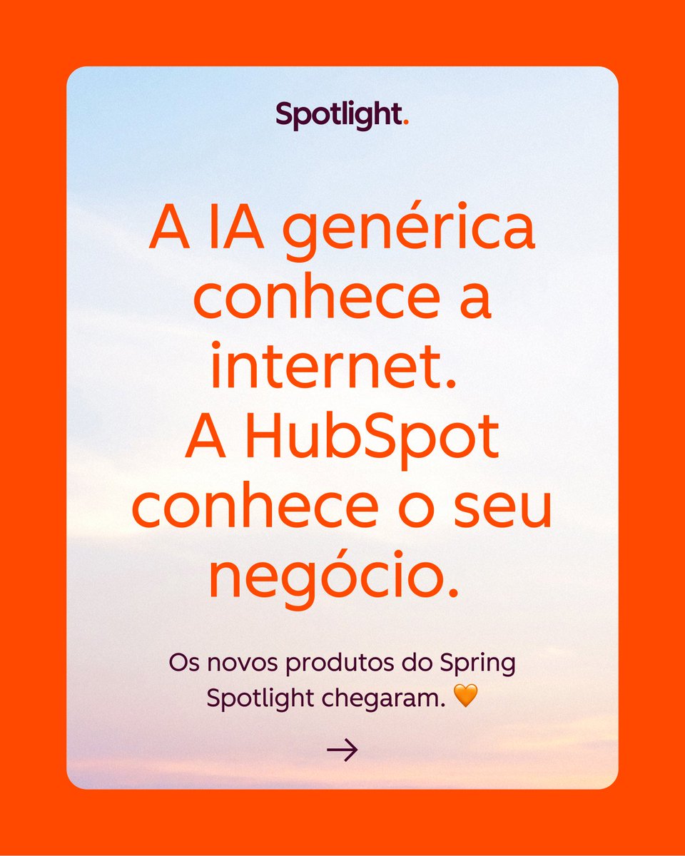 HubSpot Brasil tweet media