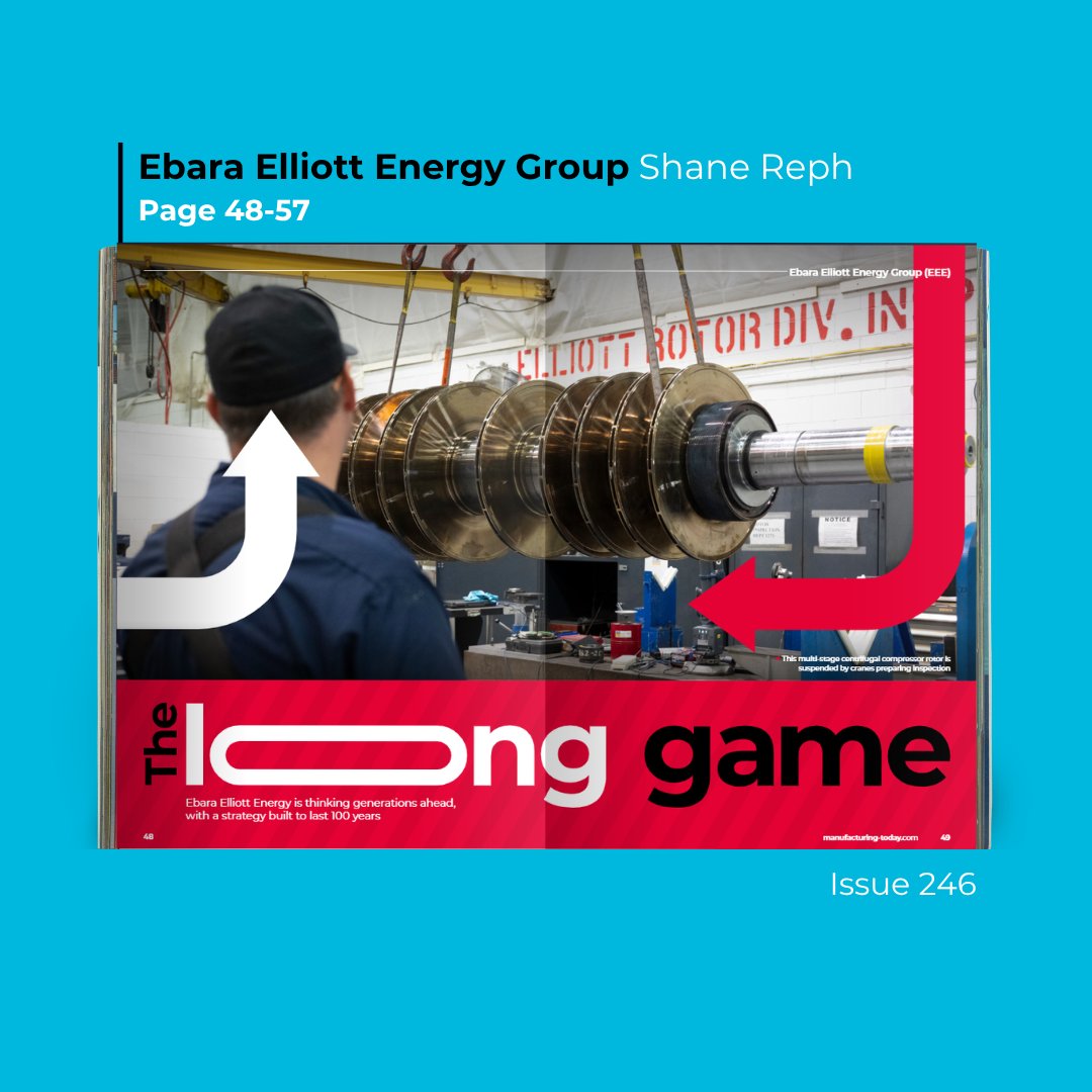 MMTodayMag's tweet photo. What does it take to build a company for the next 100 years?

Shane Reph, COO of Ebara Elliott Energy Group, shares how the business is shifting from traditional manufacturing to clean energy, innovation, and long-term strategy.

https://t.co/ZcXLhlfGBg https://t.co/YeEyBu3sOD