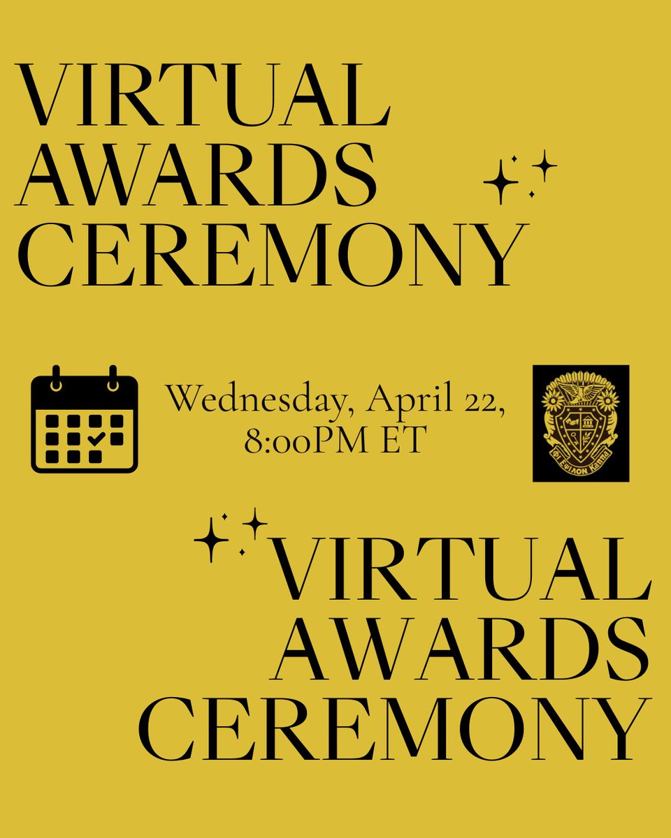 Save the date! The Phi Epsilon Kappa Virtual Awards Ceremony is Wednesday, April 22 at 8:00 PM ET. Celebrate excellence in kinesiology and honor outstanding members with us! ✨ #PhiEpsilonKappa #PEKFraternity #VirtualAwards #Kinesiology #AwardCeremony #Leadership