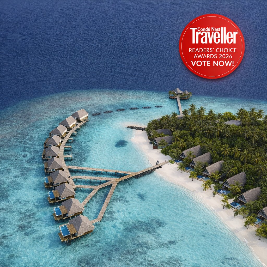 Kandolhu's tweet photo. ✨ A Moment to Celebrate ✨
Kandolhu Maldives is nominated again for the 2026 Condé Nast Traveller UK Readers’ Choice Awards. If our island means something to you, we would appreciate your support 🏝️💙

Vote until 30 June 2026
#KandolhuMaldives #ReadersChoiceAwards #VoteNow https://t.co/DAOZ5FRO5g