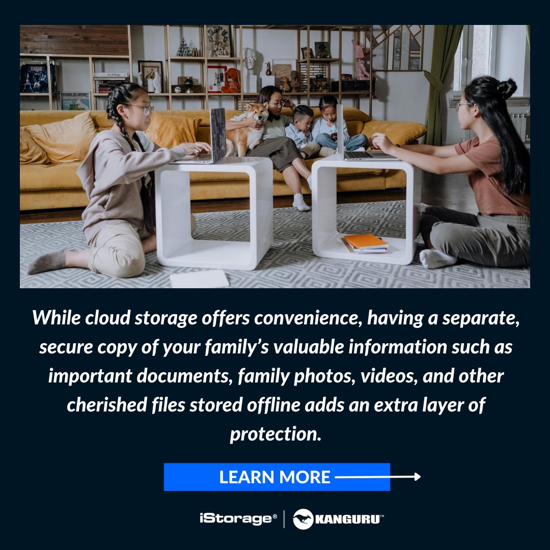 iStorage tweet media