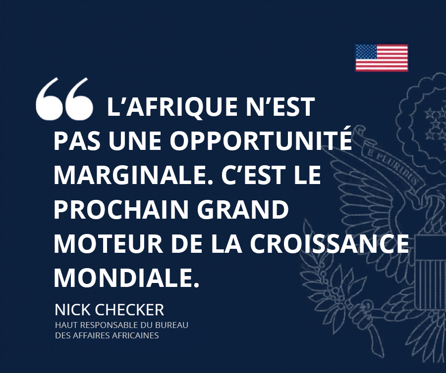 USEmbassyBenin's tweet image. « L’Afrique n’est pas une opportunité marginale. C’est le prochain grand moteur de la croissance mondiale. » - Département d'Etat des Etats-Unis: Bureau des Affaires Africaines, Nick Checker,
Haut Responsable du Bureau.
#EconomicDevelopment #Growth #AfricanAffairs