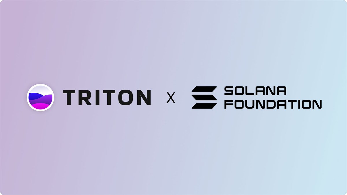 triton_one's tweet image. BREAKING: We're partnering with @SolanaFndn to rebuild Solana's read layer from the ground up.

@anza_xyz and @jump_firedancer have done incredible work scaling execution and networking, but the read layer has stayed largely unchanged since genesis. It was built alongside the