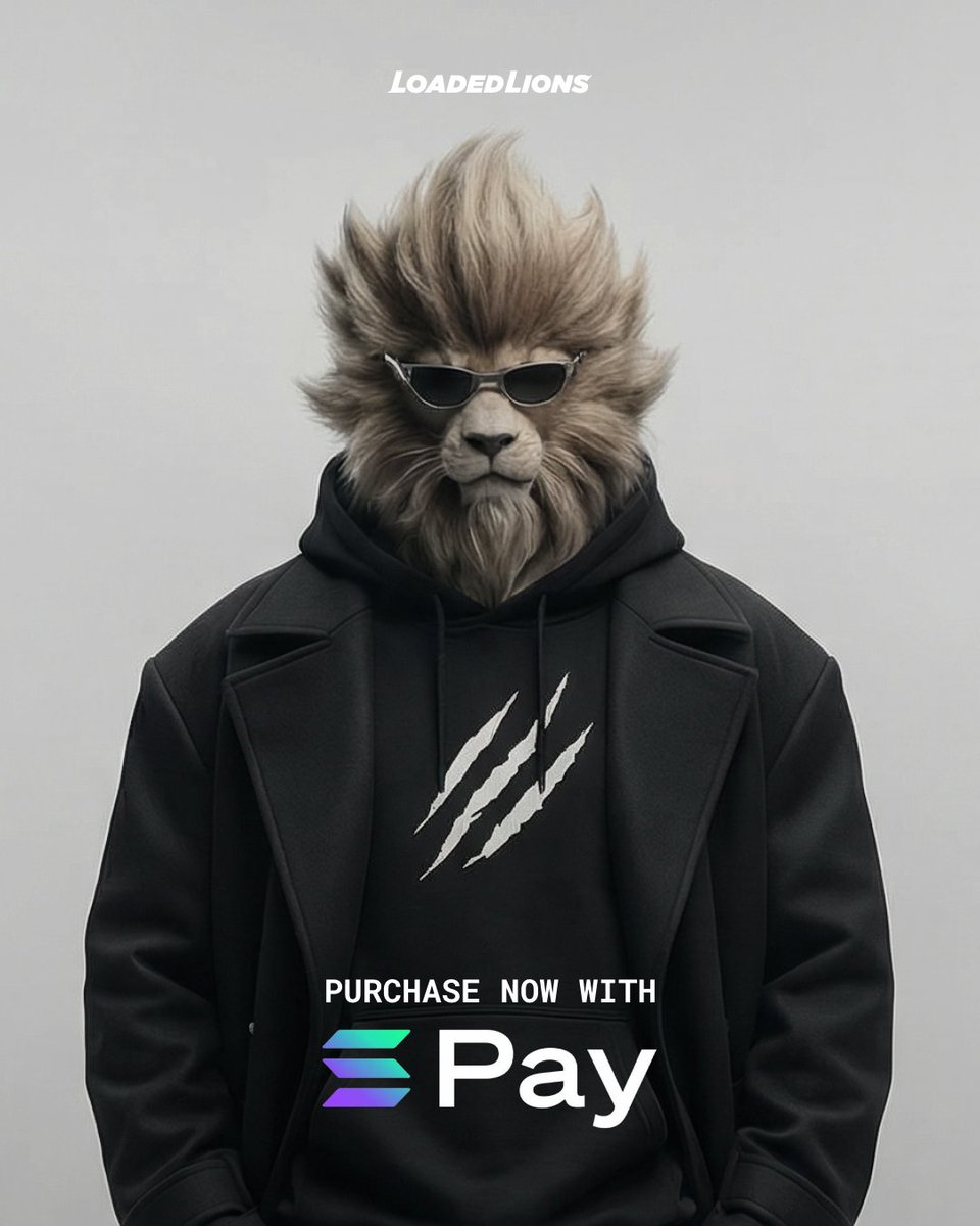 LoadedLions_CDC's tweet image. Payments just got an upgrade. Solana Pay is now live in the Loaded Lions shop.

Faster checkout
Lower friction
Global access

🛒 shop.loadedlions.com