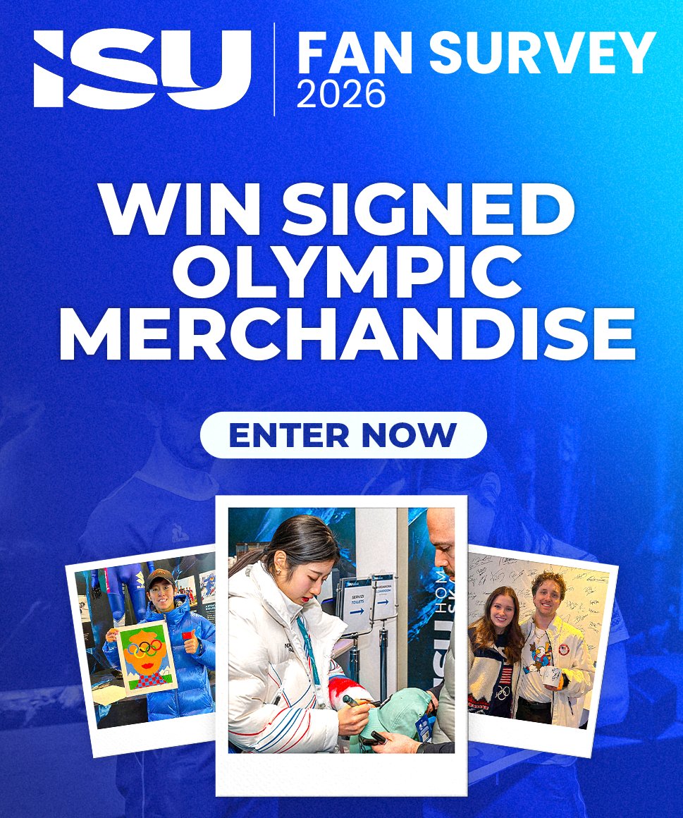 ISU_Figure's tweet image. Last chance to make your voice count. 

Share your opinion about #FigureSkating in just 10 minutes by taking the #ISUFanSurvey
🎁 Complete it for a chance to win signed Olympic merch
👉 survey.alchemer.eu/s3/91028636/7c…

🗓️ Open until April 17
#ISU #IceSkating #WinSignedGear