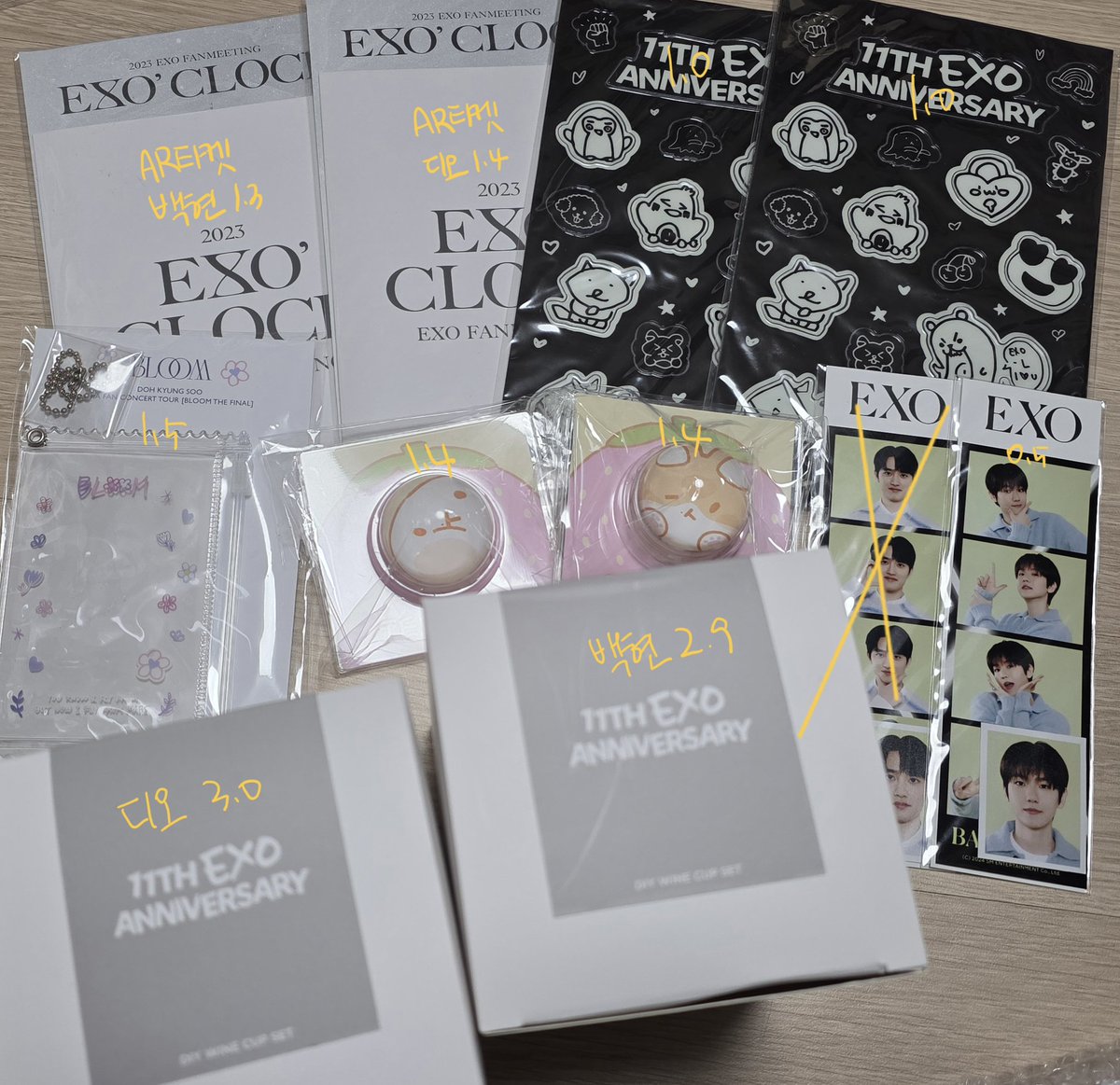 didehsideh1119's tweet photo. 엑소 굿즈 양도 생일 브로치 11주년 증사 네컷
EXO 엑소 수호 김준면 레이 장이씽 박찬열 디오 도경수 카이 김종인 첸 김종대 오세훈 시우민 김민석 변백현 더마토리 브링그린 포카 특전 팝업 앨범포카 앨포 미공포 트레카 증사 증명사진 띠부씰 https://t.co/TX63mLeRD0