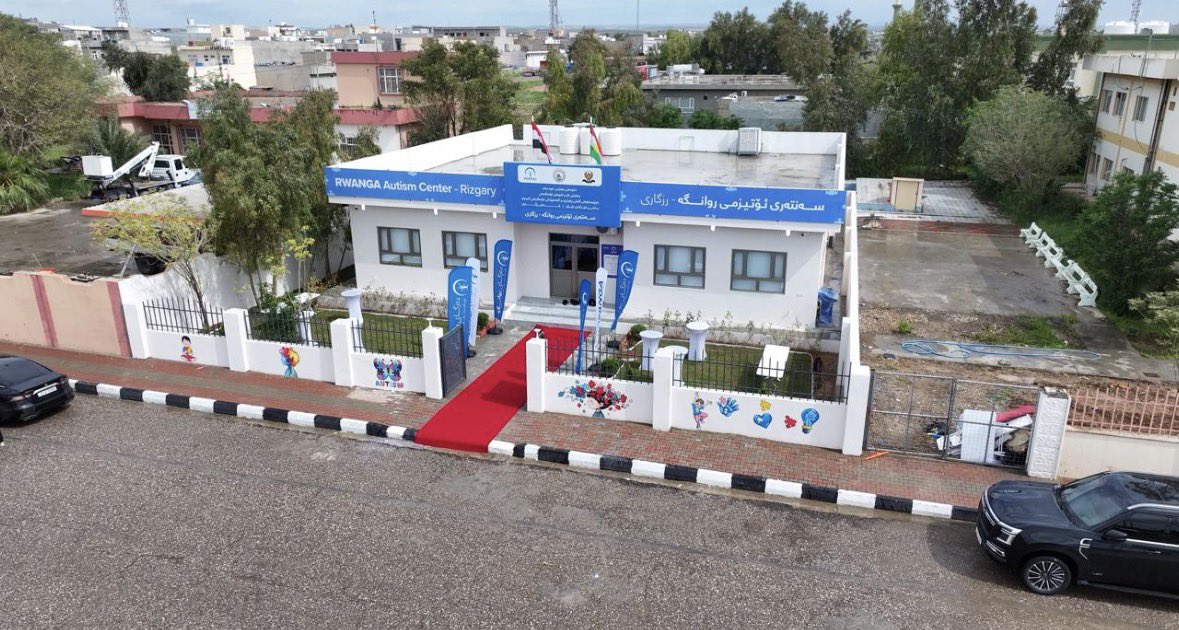 sarinasiyamand's tweet image. #Rwanga Foundation opened the Rwanga #Autism Center – Rizgari in Rizgari District and handed it over to the Garmian Directorate of Social Care and Development.

The center aims to support children with autism by providing specialized education, training, and guidance for their