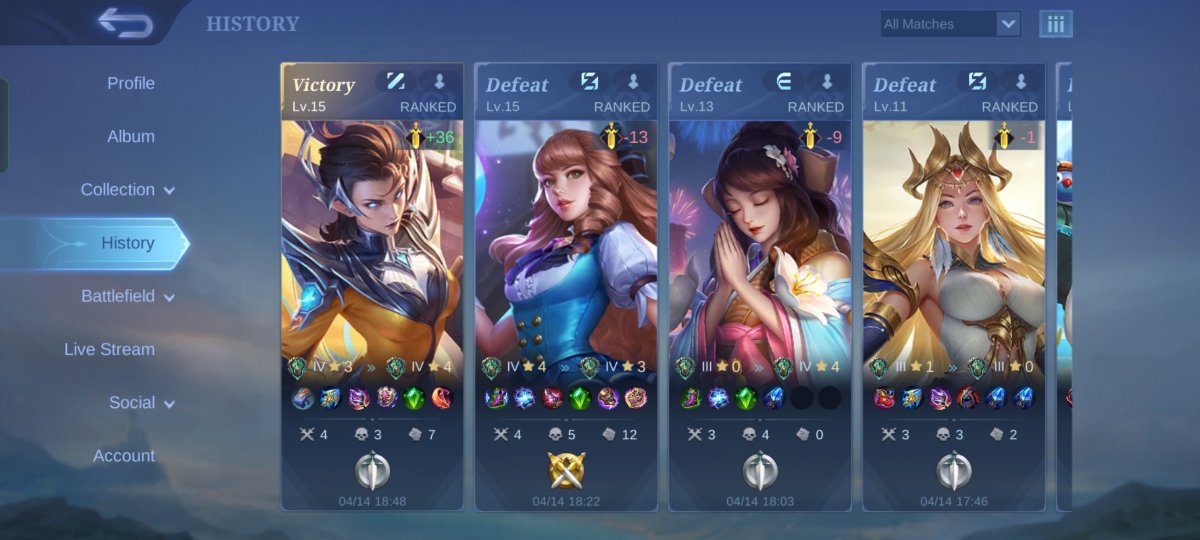 ginger01's tweet photo. Looks great - great to leave this moba game and change to AOV. Besides, this kind of game result is nothing but anger. Why stay in a toxic gameplay when there are other moba games. 1 star is still on appstore. So, testing my patience is a sin! Remember that, moonton! https://t.co/TIgiFztJnl