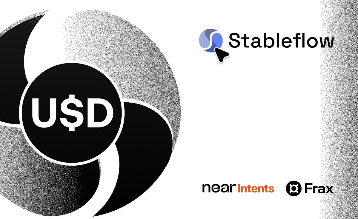 frxUSD (<a href="/fraxfinance/">Frax Finance ¤⛓️¤</a>) crosschain stablecoin conversions are now accessible on <a href="/0xStableFlow/">StableFlow</a>.

Swap between any supported stablecoins across 25+ chains, powered by the NEAR Intents solver network.

stableflow.ai