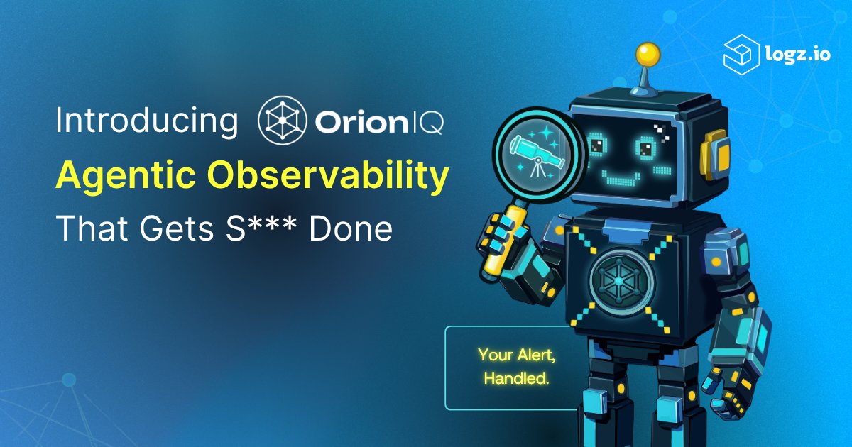 TomerLevy's tweet photo. The fundamental flaw in Observability today:
AI writes the code (thanks, Claude & Codex), but when it breaks at 2 a.m., a human still wakes up.

The build process is autonomous. The fix process is entirely manual.

This has to change.
Today, we’re fixing it. We are thrilled to announce that OrionIQ, our Agentic Observability Platform, is now generally available to all https://t.co/lzZcrKYbQq customers.

(A thread on how we move from manual fixing to autonomous operations 👇)