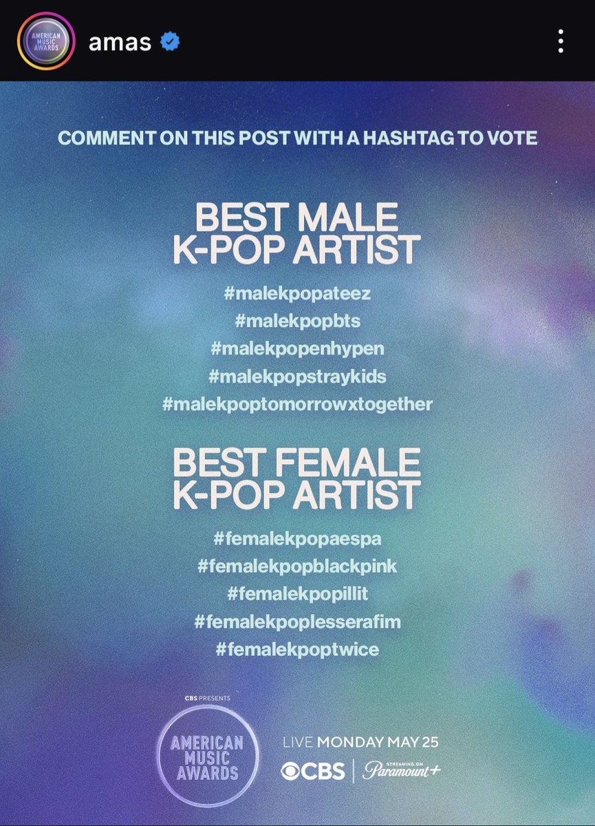 illitvotingteam's tweet image. 🚨 GLIT VOTE ILLIT FOR THE 2026 #AMAs 

1️⃣ Website
Vote up to 30 times per account per day
vote.theamas.com/best-female-k-…

2️⃣ Instagram
Comment "I'm voting for #femalekpopillit" 

⚠️ You need to make sure your account is public and comment under the correct post

Ends: May 8th, 2025