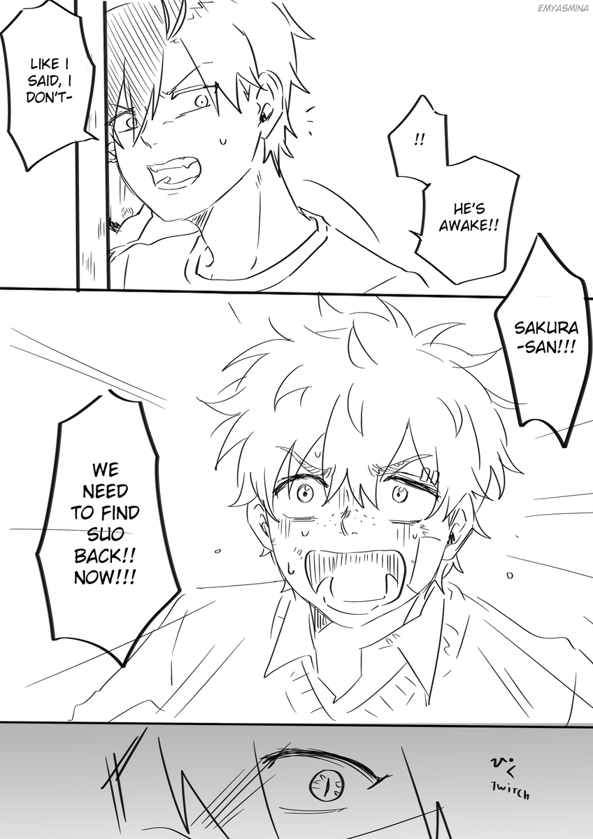 Emyasmina_'s tweet image. prediction 6 
he knows his friends, even the punchable one

1/2