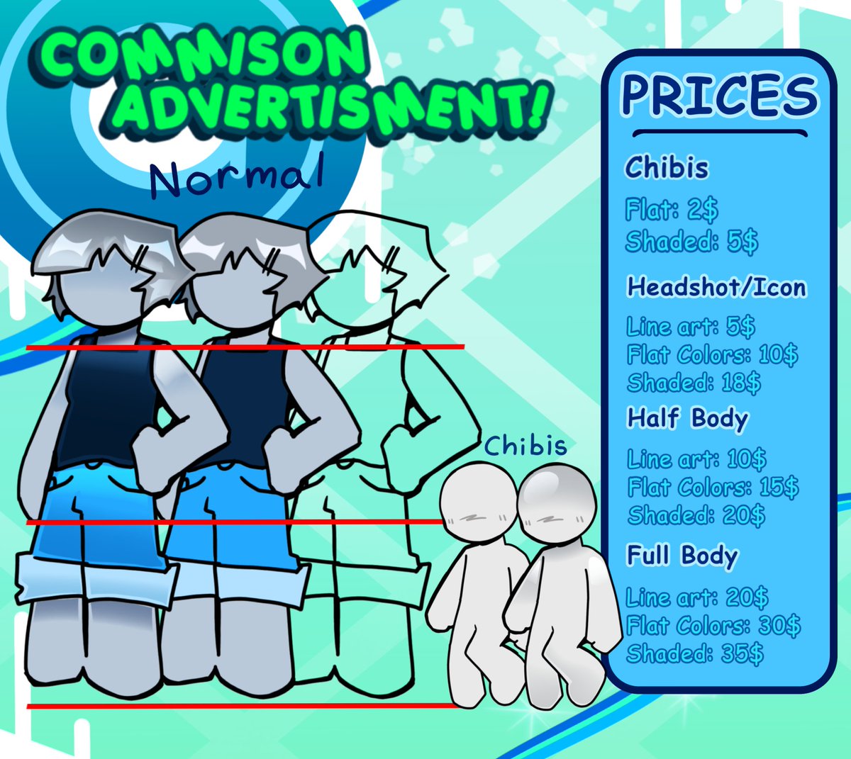 ⭐ COMMISSION ARE NOW OFFICALLY OPEN!!
Please check out my Carrdco for more information 
thecmmspageofalifetime.carrd.co