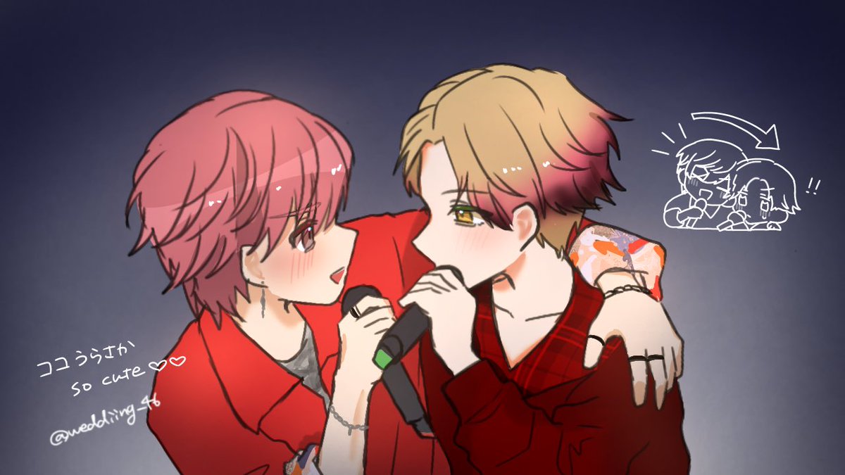 Weddiing_46's tweet photo. 🈁のうらさか可愛いなという落書き☝🏻🥰💚❤️

 #そまうさから逃げられない
 #うらたぬ王国の美術館  #坂田です https://t.co/9e8TxSyxjg