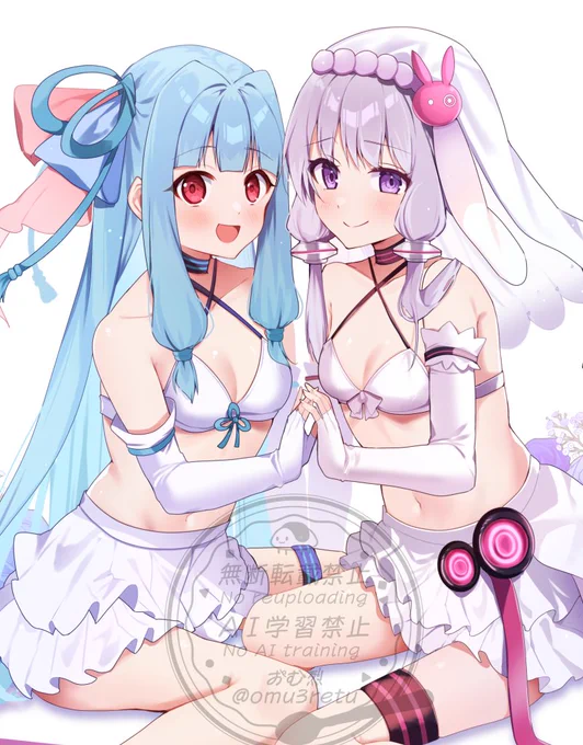 skebでゆかりさんと葵ちゃんリクエストありがとうございました!