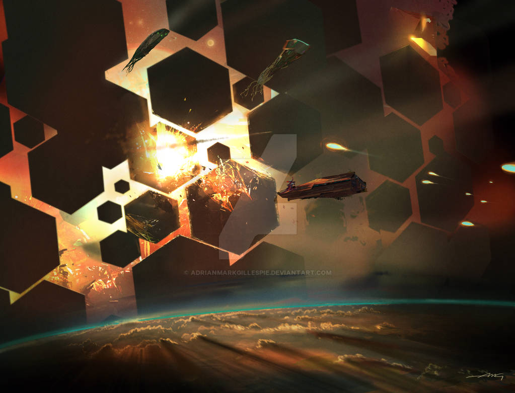 ToughSf's tweet image. "The breaking of the nightshade", a scene from “The Dark Between The Stars” by Kevin J.Anderson.
#space #art by AdrianMarkGillespie
deviantart.com/adrianmarkgill…