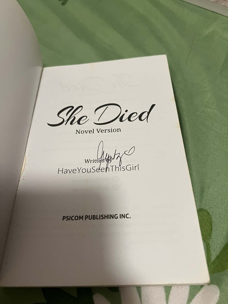 kristsingtoja's tweet photo. She Died by: HaveYouSeenThisGirl (with author's signature)
She Died by: HaveYouSeenThisGirl
~ with author's signature
~ pass po sa maselan
~ little yellowish on the paperside but the inside is okay
~ selling for only ₱200
MOP: Gcash
#SheDied #HaveYouSeenThisGirl https://t.co/dQKY7SZyRB