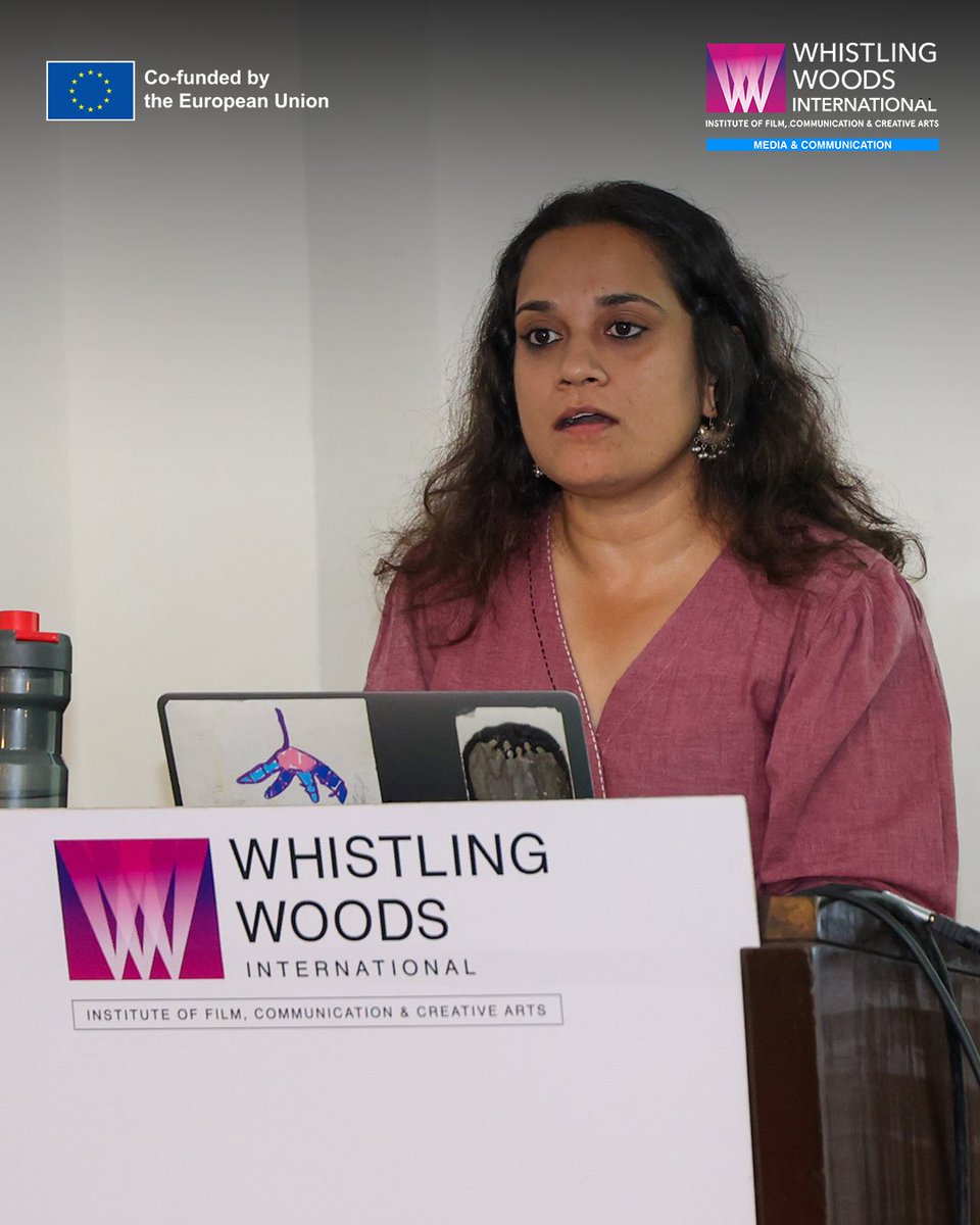 Whistling_Woods's tweet image. Last month, our BBA Media &amp;amp; Communication students had the privilege of exploring Mumbai with esteemed public historian and educator Alisha Sadikot for a masterclass on ‘Mumbai’s History Through Art &amp;amp; Architecture.’

#whistlingwoodsinternational #dowhatyoulove