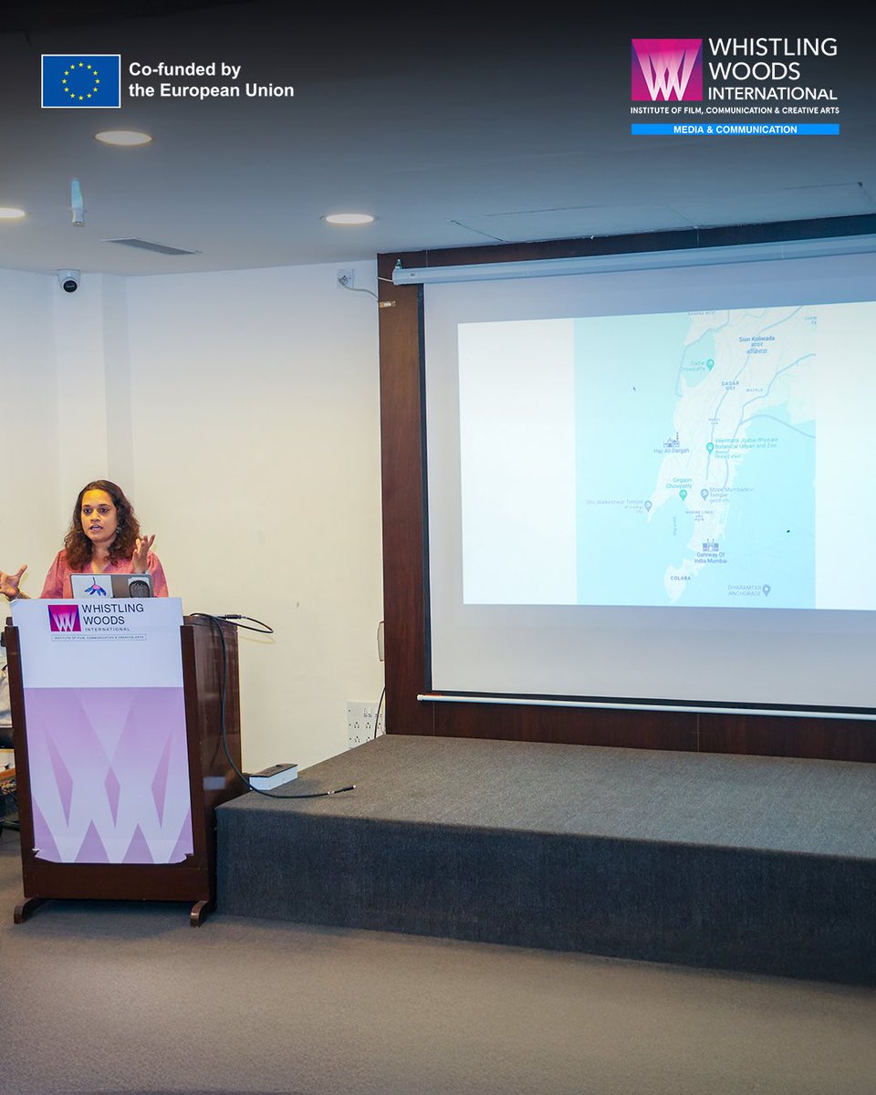 Whistling_Woods's tweet image. Last month, our BBA Media &amp;amp; Communication students had the privilege of exploring Mumbai with esteemed public historian and educator Alisha Sadikot for a masterclass on ‘Mumbai’s History Through Art &amp;amp; Architecture.’

#whistlingwoodsinternational #dowhatyoulove