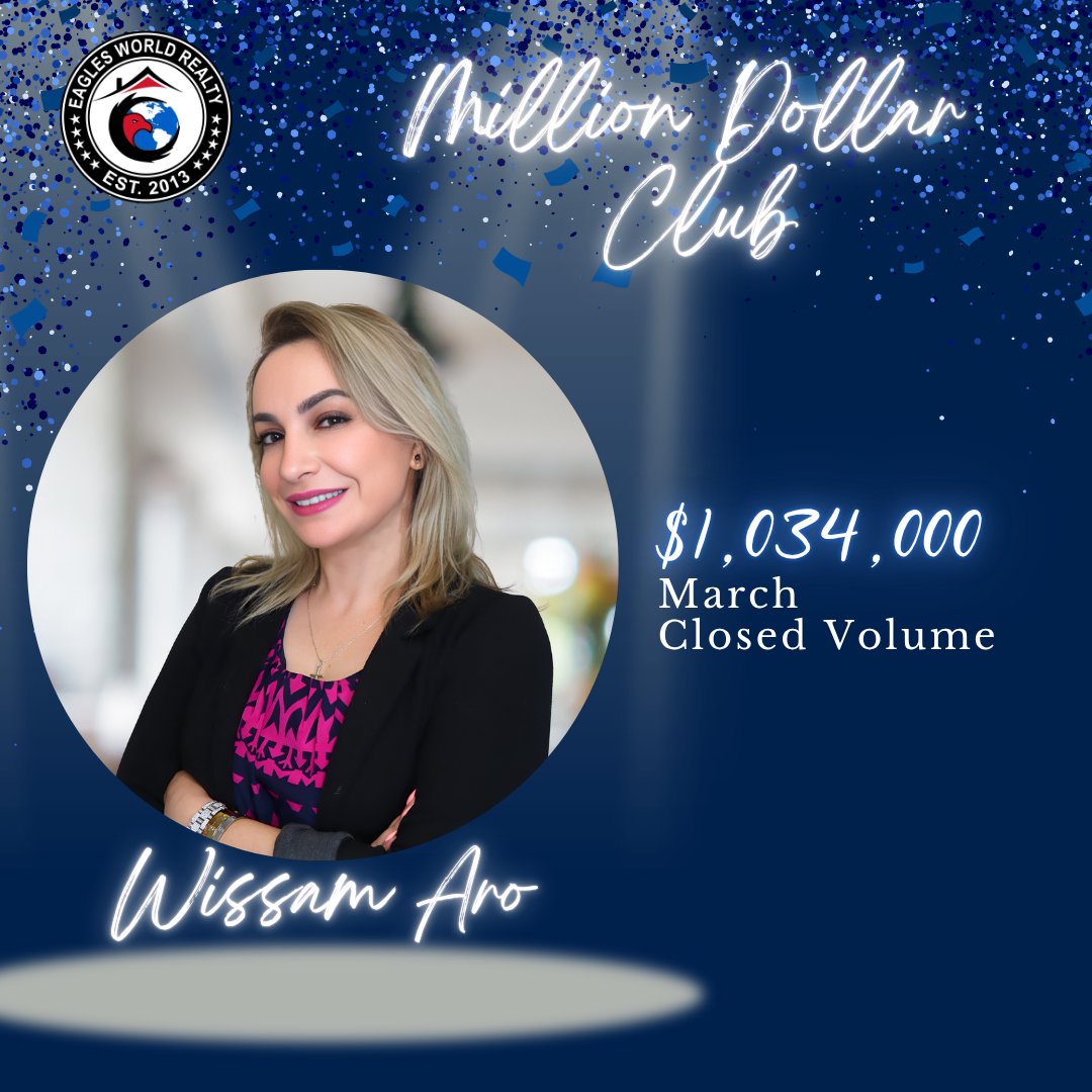 EWRJacksonville's tweet image. 🎉 Cheers to our March Million-Dollar Producer! 🏆💫

Your dedication inspires us all — proud to have you at Eagles World Realty. Keep leading the way! 🏡💼

#EaglesWorldRealty #MillionDollarProducers #TeamExcellence