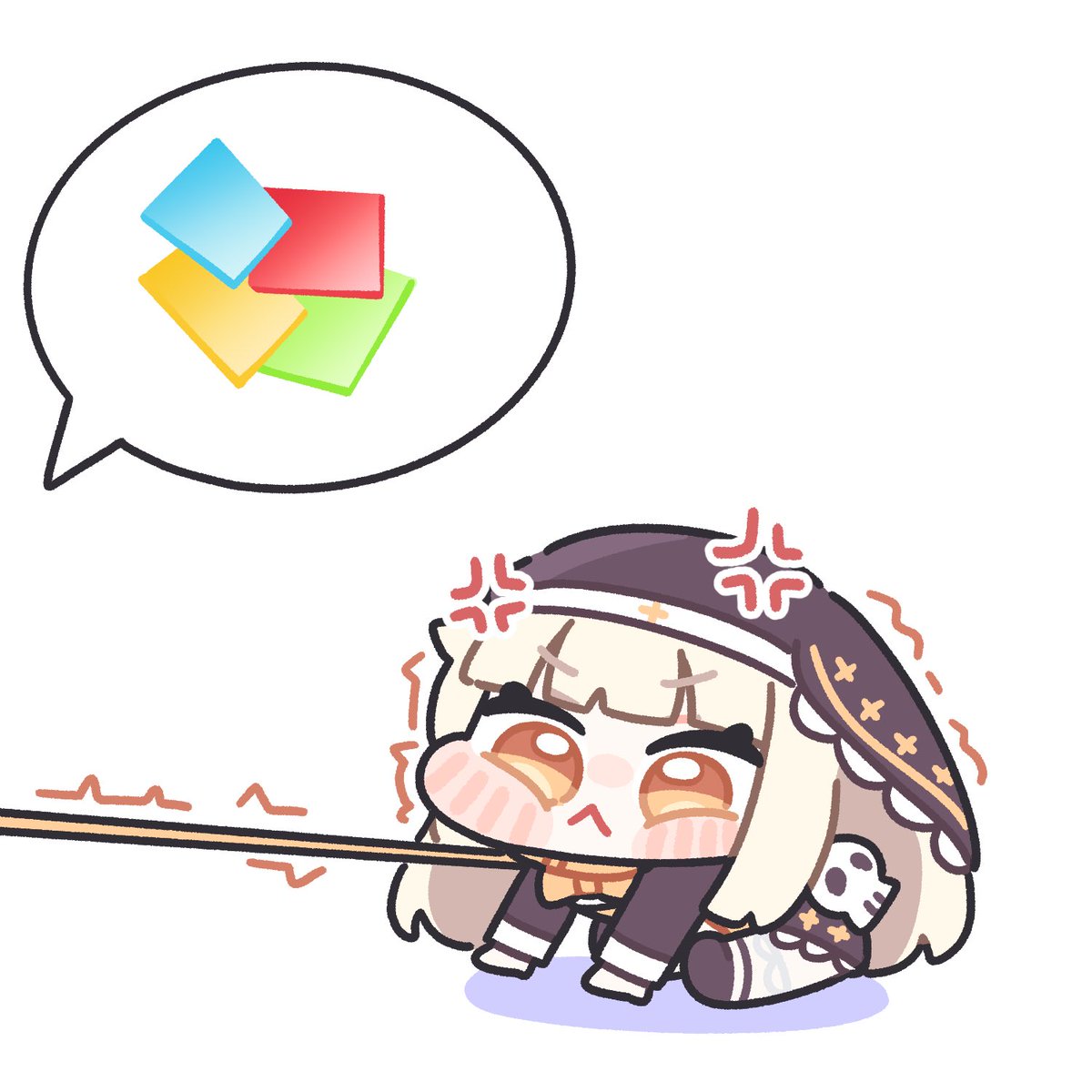 syurikenmaru's tweet image. ｽﾋﾟｷｦｻﾞﾝｷﾞｮｳｻｾﾇﾝﾃﾞ🎃🟥🟩🟨🟦
#トリッカル #Trickcal #ｽﾋﾟｷ