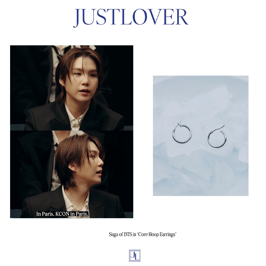 justloveroutfit's tweet photo. BTS SUGA 슈가 260414 롤링스톤 인터뷰 착용 귀걸이 정보 ✅
• 브랜드 : 저스트러버 #justlover
• 아이템 : Core Hoop Earrings
• 가격 : 85,000원 > 70,000원
• 한국 배송 : https://t.co/C0tAHTVek4
• Worldwide shipping : https://t.co/JMTIuwvYg5…
#SUGA #BTS #슈가 #민윤기 #yoongi #방탄소년단
