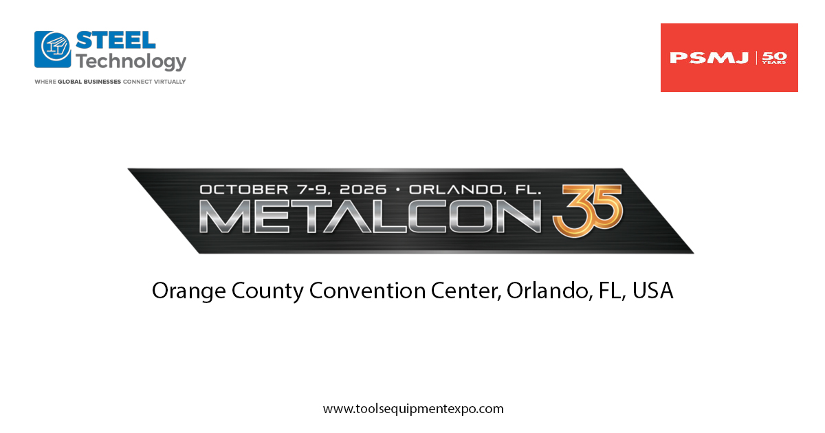 METALCON 2026 brings together leaders in metal construction, design, and innovation. Explore new technologies, live builds &amp; industry trends shaping the future.

📅 Oct 7–9, 2026
📍 Orlando, USA

🔗 steel-technology.com/events/metalco…

#METALCON2026 #Construction