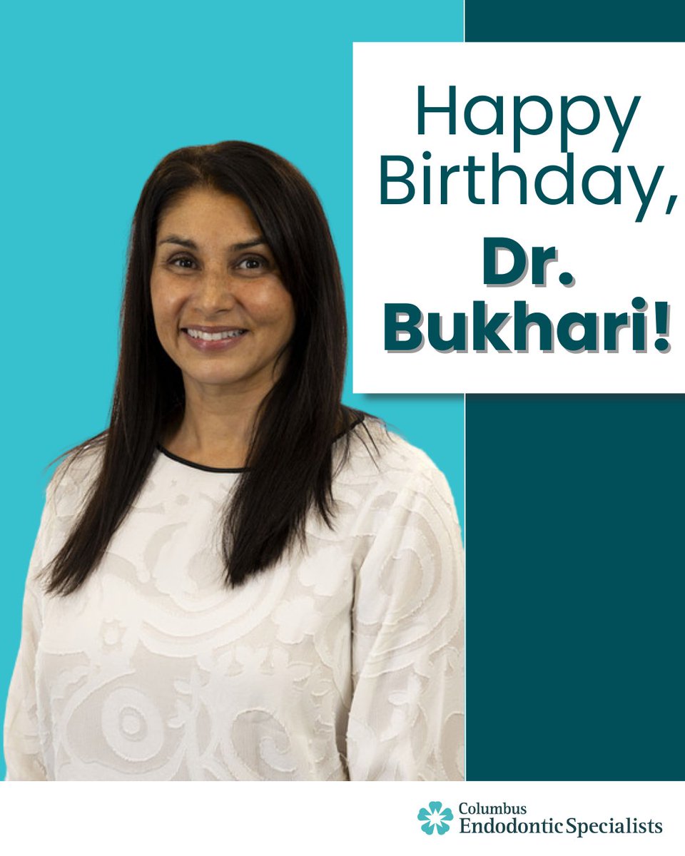 cbusendo's tweet photo. Please join us in wishing Dr. Bukhari a happy birthday. Her attention to detail and supportive approach reflect our commitment to excellence. She is a valued member of our team, and we appreciate all that she does. We hope she has a wonderful year ahead! https://t.co/dzs6ww2b9s