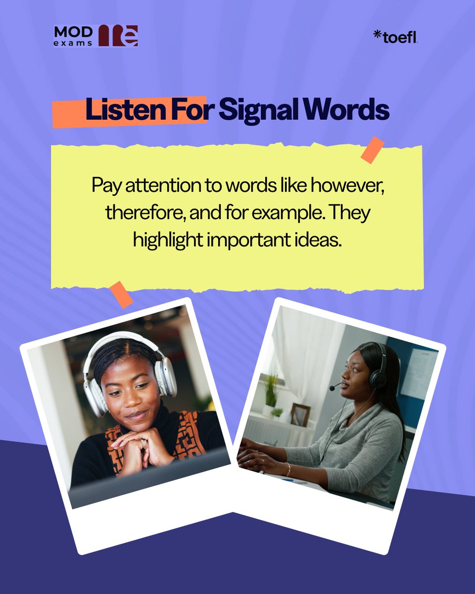 modexams's tweet photo. Essential TOEFL Listening keys: https://t.co/LM6S1edpX0