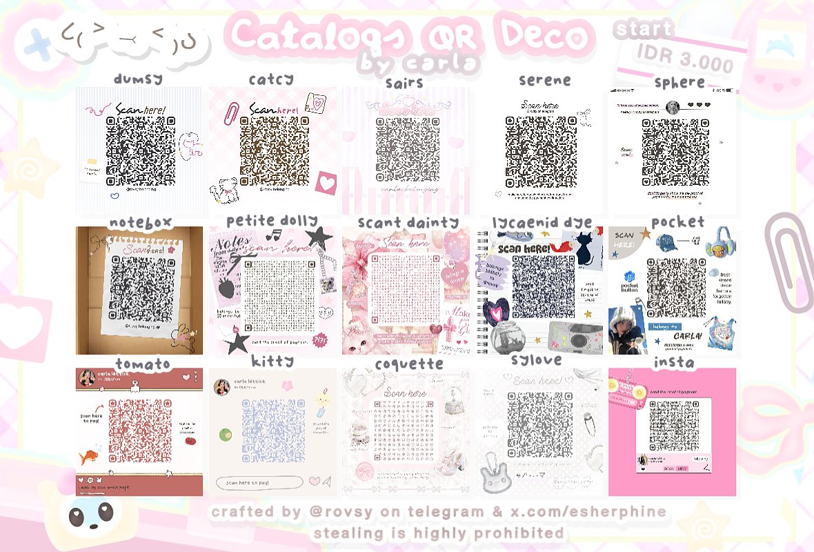 haaai jajan qr deco 4-6k ⭐️ t.me/rovsy #zonauang d