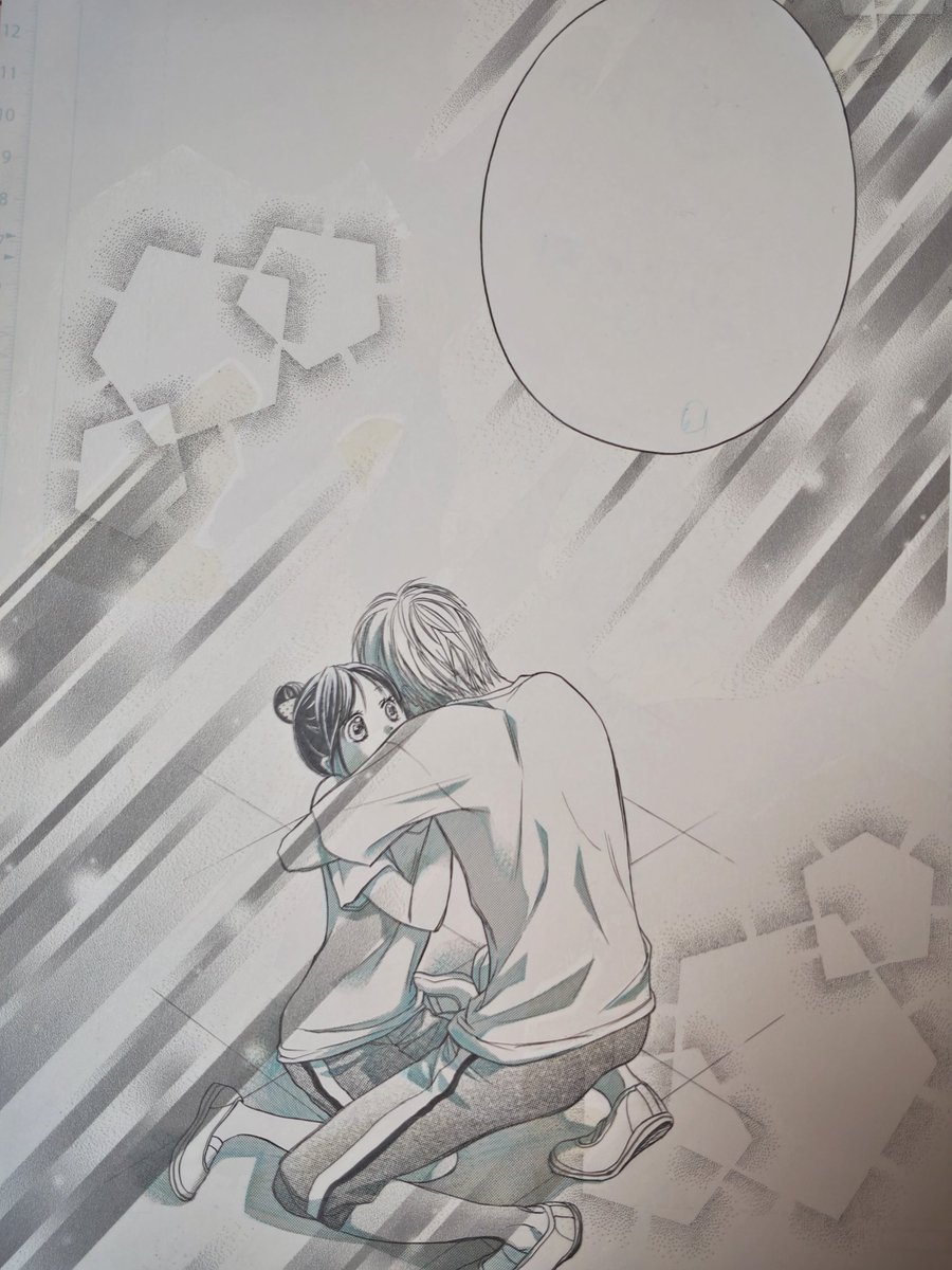 ハチミツにはつこい。このシーンが描けた時はホッとしました。セリフ覚えてくれてる人いるかな？
#アナログイラスト　#ハチミツにはつこい