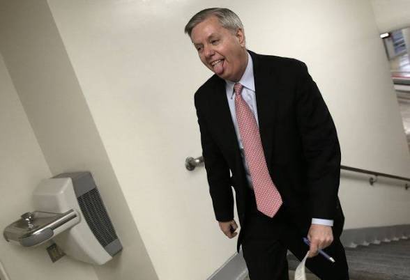 Say what you want about Lindsey Graham but he’s never once been accused of anything inappropriate by a woman…