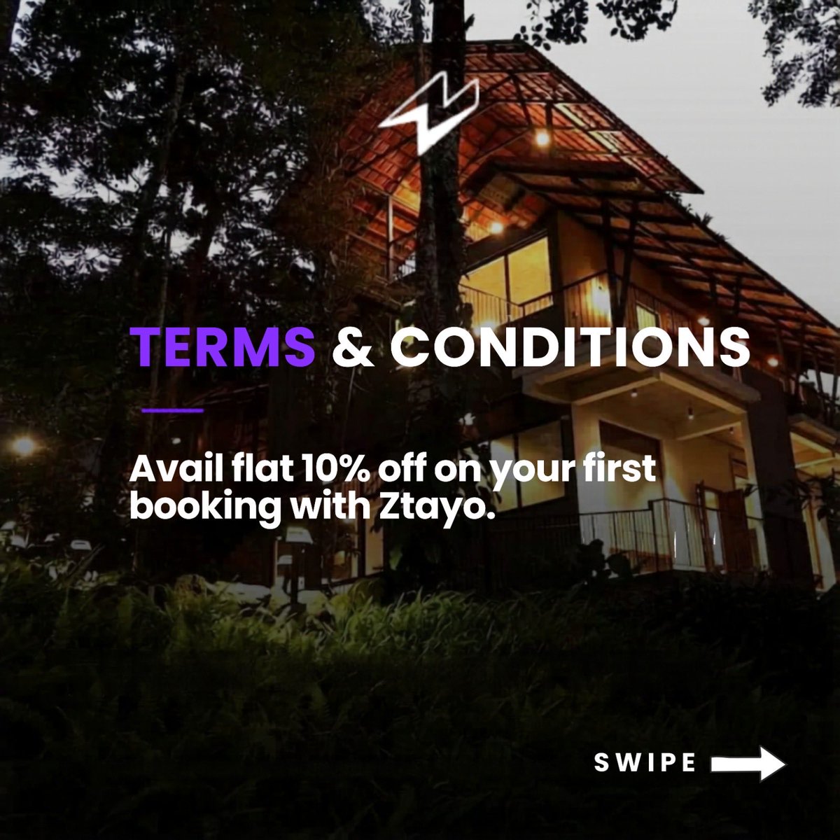 ztayostories's tweet image. Special Offer!

Book your stay with Ztayo and enjoy a FLAT 10% OFF on your first booking!

Tag or mention us on your social media and get an EXTRA ₹1000 OFF on your next booking!

For more booking details contact: +91 90358 36678

#ztayo #keralatourism #offer #wayanad #tourism