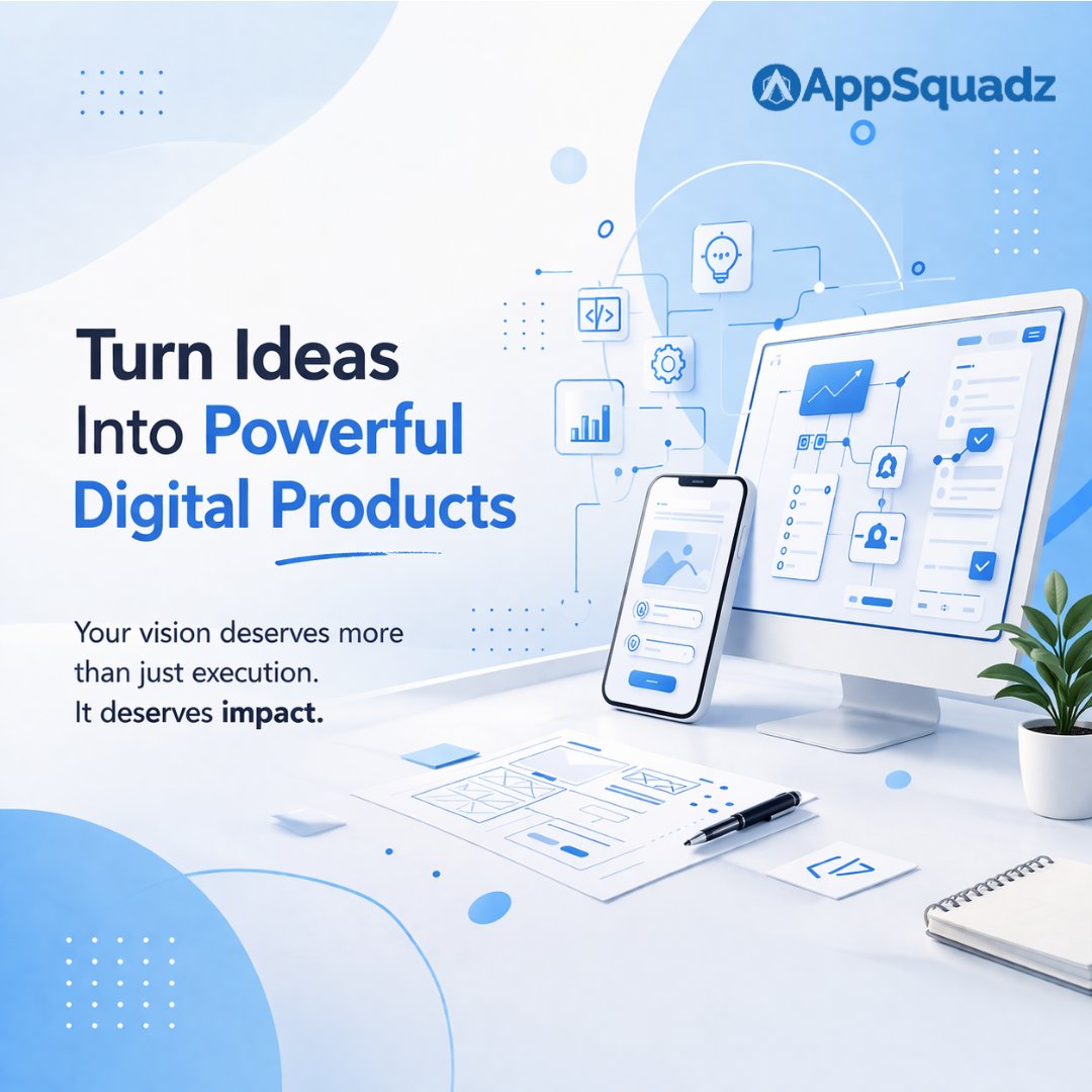 appsquadzllc's tweet image. Your vision deserves more than execution, it deserves impact.
Great ideas fail without strategy, UX, and scalability. We build user-first, high-performance products that grow.
#TechInnovation #productdesign #scalablesolutions #userexperience #growthmindset #StartupSuccess