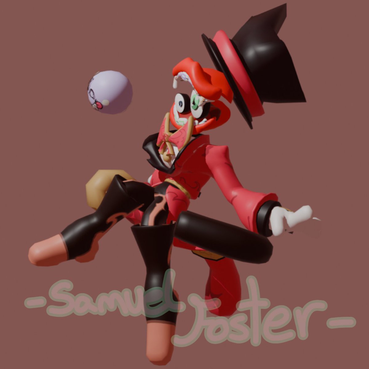 ArtisticDorky's tweet image. What a silly guy!

(Almost done!! :D)
#caine #tadc #3dmodeling #blender #vrchatavatar