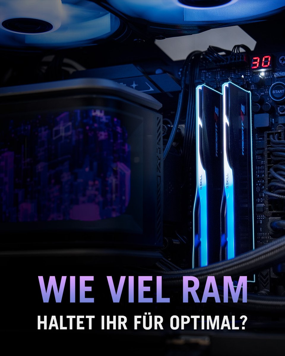 asusrogde's tweet image. Es gibt viele Meinungen zur optimalen RAM-Ausstattung, egal ob für flüssiges Gameplay, Streaming oder Multitasking.

🧠 Wie viel RAM habt ihr in euren PCs verbaut und was zockt ihr so damit? 👇

#Gaming #RAM #GamerTalk #Performance #TechCommunity #PCGaming